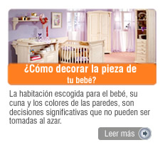 Cómo decorar la pieza de tu bebé