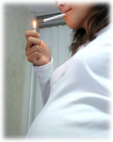fumando embaraza