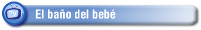 Bañar al bebé