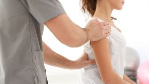 Mujer,doctor- Higiene postural