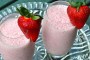 leche con frutilla