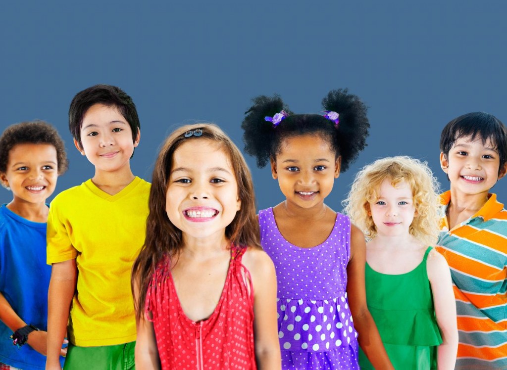 Niños sonriendo