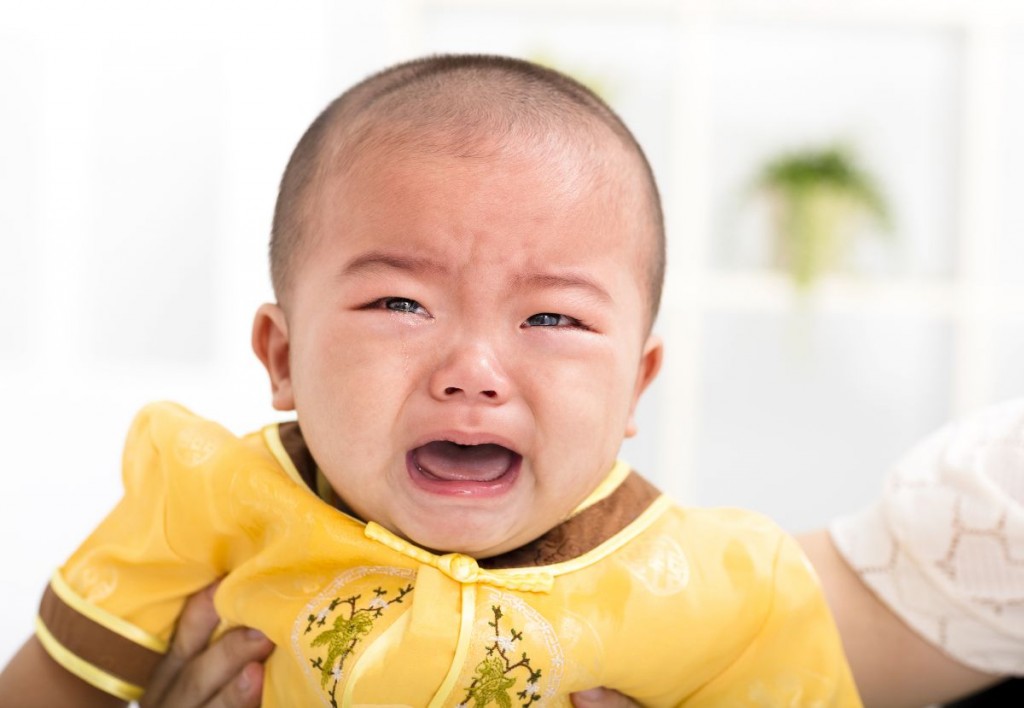 Dolor de oídos bebé