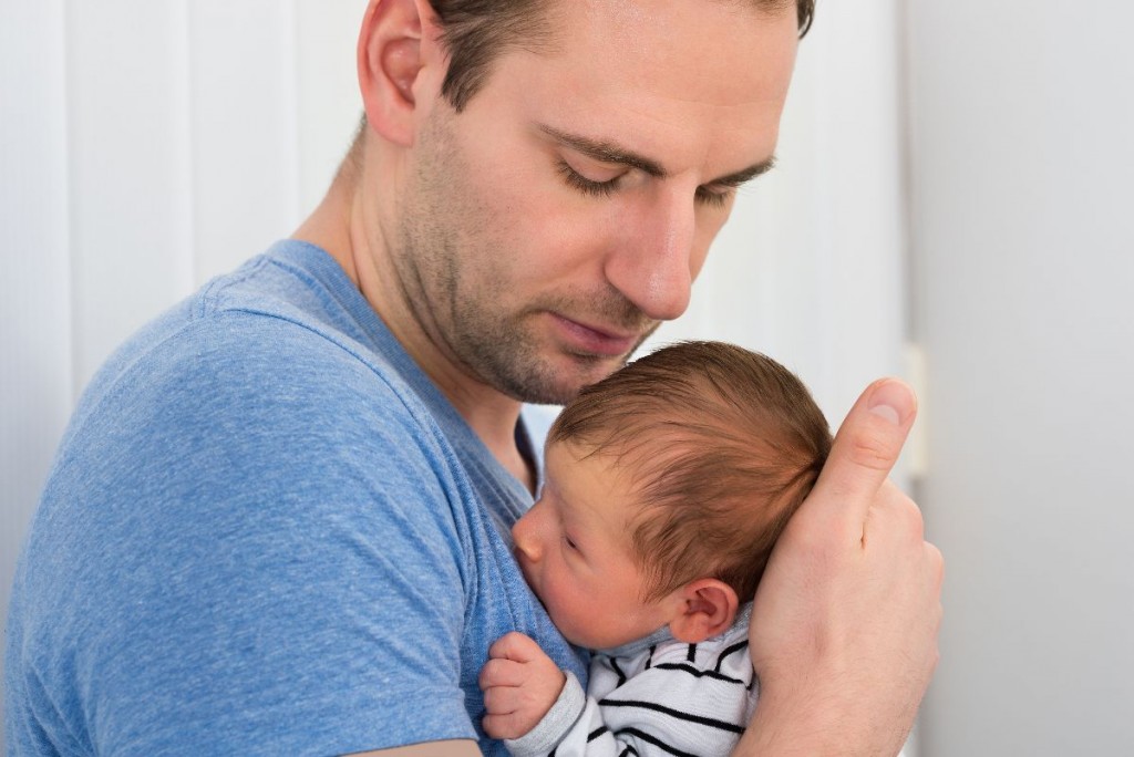 Cuando el futuro papá tiene miedo del parto