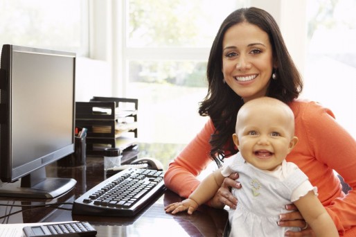 Mamás que compaginan casa y trabajo