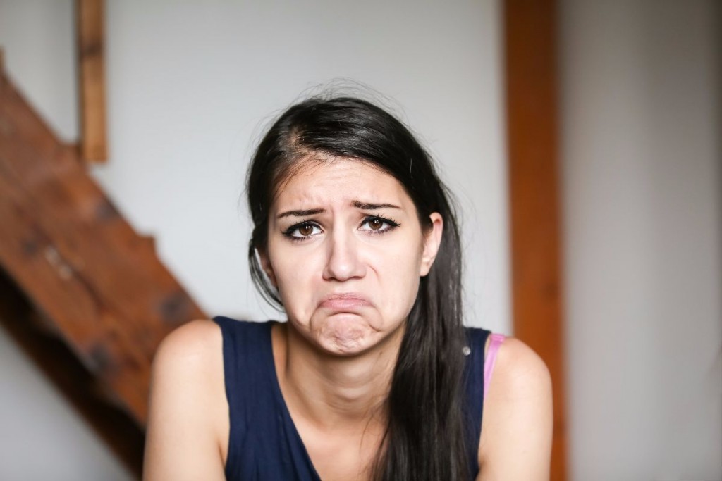 Mujer triste