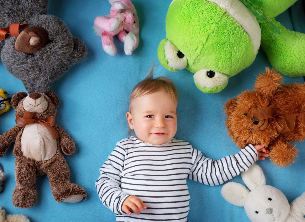 bebé peluches