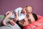 bebé y papá