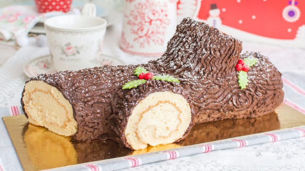 Receta de Tronco de Navidad con Nutella