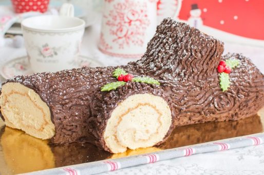Receta de Tronco de Navidad con Nutella