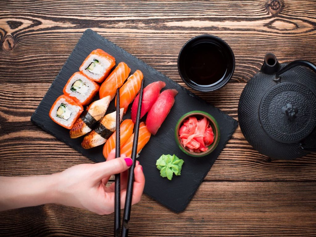 comer sushi en el embarazo