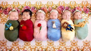 Las mágicas fotografías de bebitas recién nacidas vestidas como las princesas de Disney