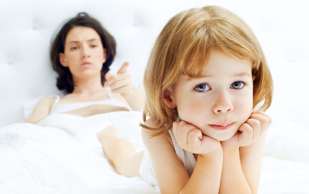 efecto de los gritos en los niños