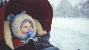Pasear con el bebé en invierno