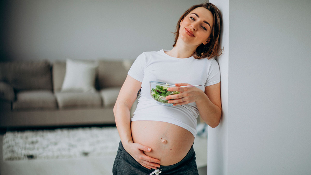 mantener una dieta saludable durante el embarazo
