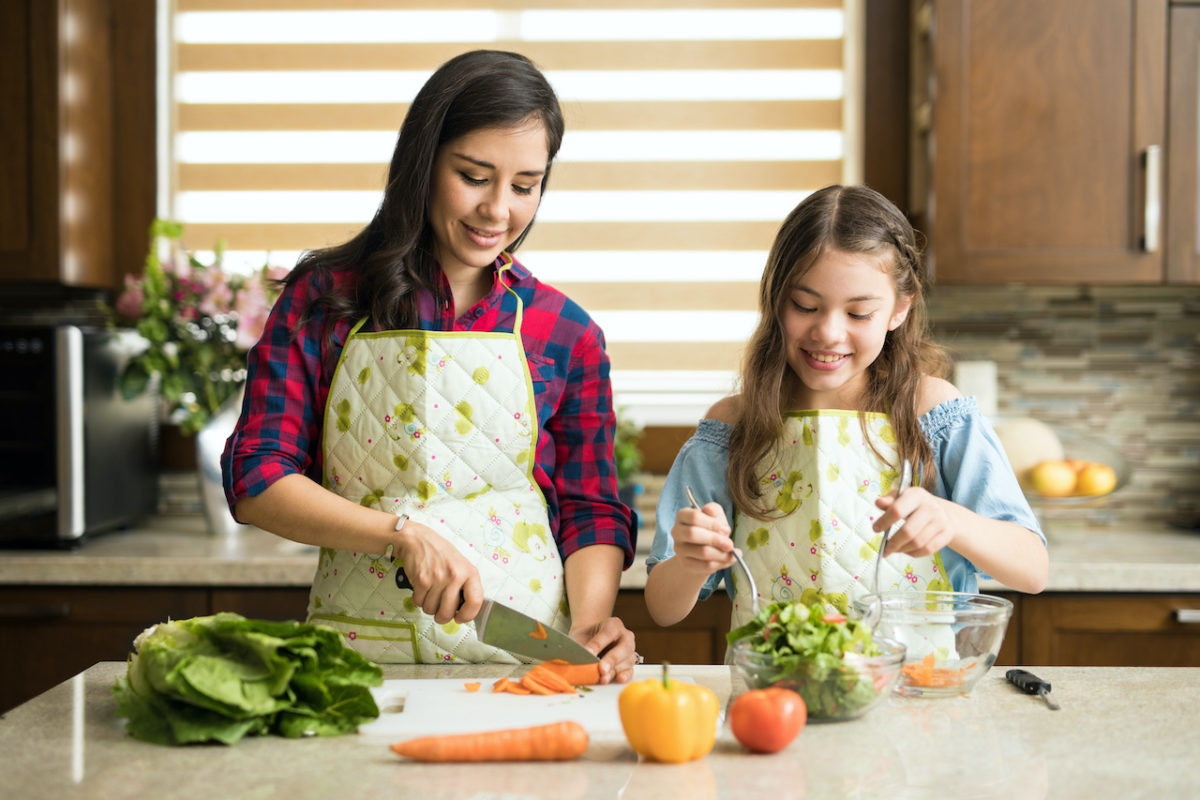 Cocinar en familia