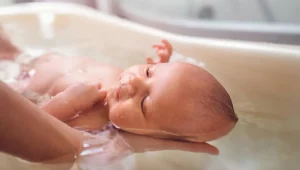 El primer baño del bebé