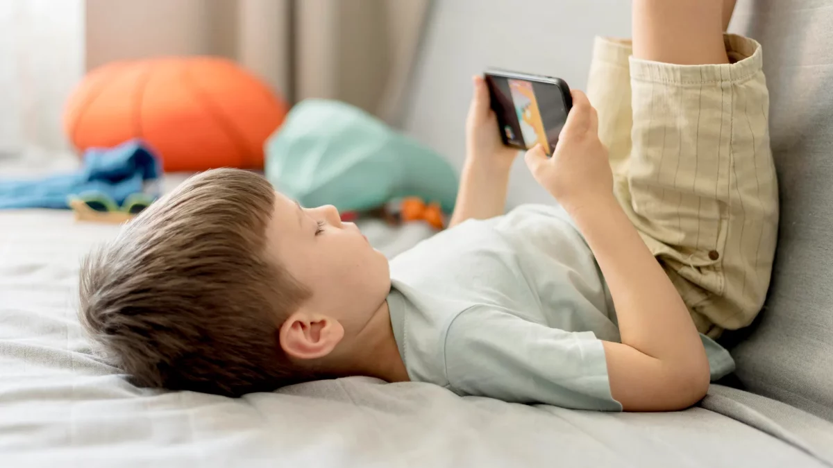 Uso de pantallas en niños